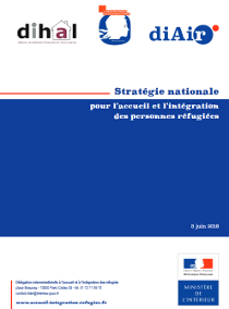 Stratégie nationale pour l’accueil et l’intégration des personnes réfugiées