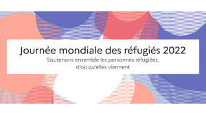 Bannière Journée mondiale des réfugiées 2022