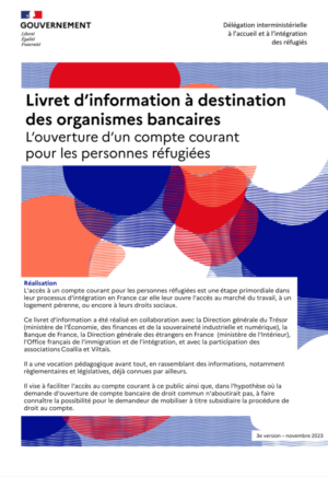 LIvret information à destination des organismes bancaires